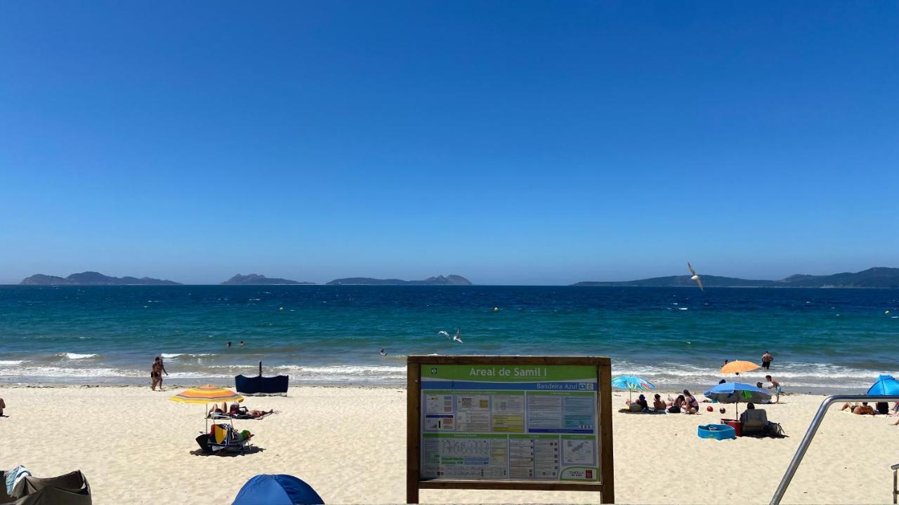 Apartamento Playa Samil Lägenhet Vigo Exteriör bild